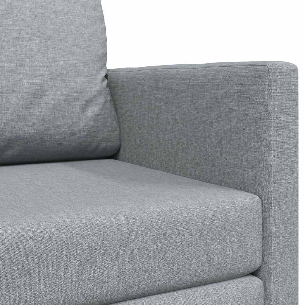 Sofa Bed Light grey 124 x 71 x 78 cm Fabric